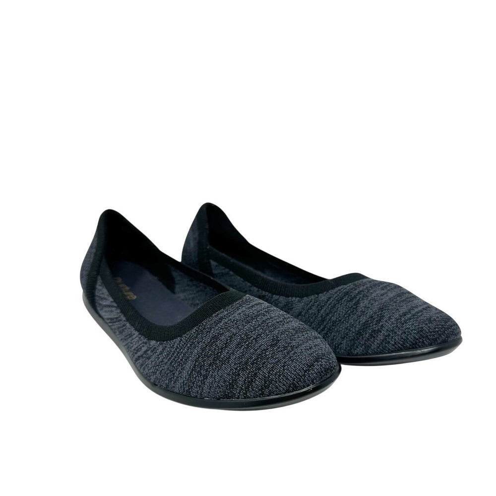 NURTURE FLEXIBLE STRETCH FABRIC BLACK GREY‎ FLATS 9